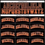Personalized Black Orange White Drift Baseball Jersey for Fashion Enthusiasts Personalized Black Orange-White Drift Fashion