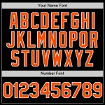 Custom Black Orange White Sleeveless Baseball Jersey for Men and Women Personalized Black Orange-White Sleeveless Baseball