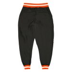 Custom Team Sports Pants with Personalized Name and Number - Black Orange White Personalized Black Orange-White Sports Pants