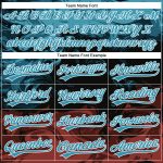 Personalized Black Panther 3D Abstract Fluid Baseball Jersey in Blue Burgundy White Personalized Black Panther Blue Burgundy-White