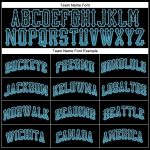 Personalized Black Panther Blue Gray Fashion Jersey for Men - Drift Baseball Jersey Personalized Black Panther Blue-Gray