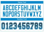 Custom Name and Number Personalized Black Panther Football Jersey - Blue-Gray Mesh Drift Style Personalized Black Panther
