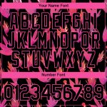 Personalized 3D Flower T-Shirt Black Pink for Performance Wear Personalized Black Pink 3D Flower Performance T-Shirt