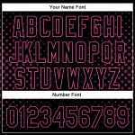Personalized Black Pink 3D Geometric Stars Baseball Jersey for Men and Women Personalized Black Pink 3D Geometric Stars Baseball