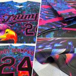 Personalized 3D Black Pink Holi Festival Baseball Jersey - Unique Color Powder Design Personalized Black Pink 3D Holi Festival