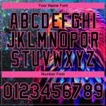 Personalized 3D Black Pink Holi Festival Baseball Jersey - Unique Color Powder Design Personalized Black Pink 3D Holi Festival