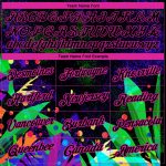 Personalized 3D Holi Festival Color Powder T-Shirt - Black Pink Performance Tee Personalized Black Pink 3D Holi Festival