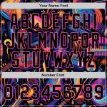 Personalized Music Festival Baseball Jersey with 3D Pattern, Black Pink Design, Custom Name and Number for Authentic Team Gear