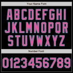 Custom Name and Number Black Pink-Aqua Baseball Jersey - Personalized Team Apparel in 3 Colors Personalized Black Pink-Aqua