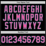 Personalized Gradient Style Black Pink-Aqua Twinkle Star Baseball Jersey Custom Name & Number - Authentic Team Design Personalized