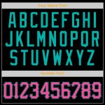Custom Black Pink-Aqua Baseball Jersey with Personalized Name and Number - Authentic Team Apparel Personalized Black Pink-Aqua