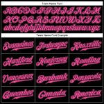 Personalized Black Pink Baseball Jersey with Custom Name & Number - Authentic Sleeveless Team Gear Personalized Black Pink