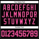 Personalized Black Pink Baseball Jersey with Custom Name & Number - Authentic Sleeveless Team Gear Personalized Black Pink