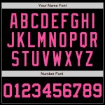 Personalized Black Pink Jersey for Baseball Fans - Custom Baseball Jersey Personalized Black Pink Baseball Jersey
