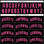 Personalized Black Pink Jersey for Baseball Fans - Custom Baseball Jersey Personalized Black Pink Baseball Jersey