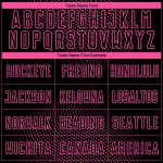 Personalized Geometric Lines Soccer Jersey - Black Pink Sublimation Uniform Personalized Black Pink Geometric Lines Sublimation