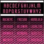 Custom Name Number Volleyball Uniform Jersey - Personalized Black Pink Geometric Shape Sublimation Design Personalized Black
