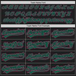Personalized Black Pink and Kelly Green Baseball Jersey for Men and Women Personalized Black Pink-Kelly Green Baseball Jersey