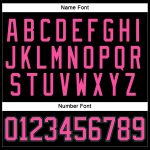 Custom Name and Number Personalized Black Pink-Kelly Green Lace Neck Jersey for Hockey Team Personalized Black Pink-Kelly