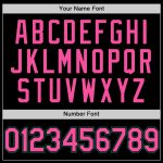 Personalized Black Pink Kelly Green Mesh Baseball Jersey - Stylish Throwback Design Personalized Black Pink-Kelly Green Mesh