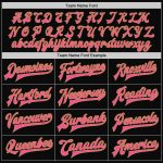 Custom Varsity Letterman Jacket - Personalized Black Pink Kelly Green & Old Gold Bomber Full-Snap Fashion Jacket with Name & Number