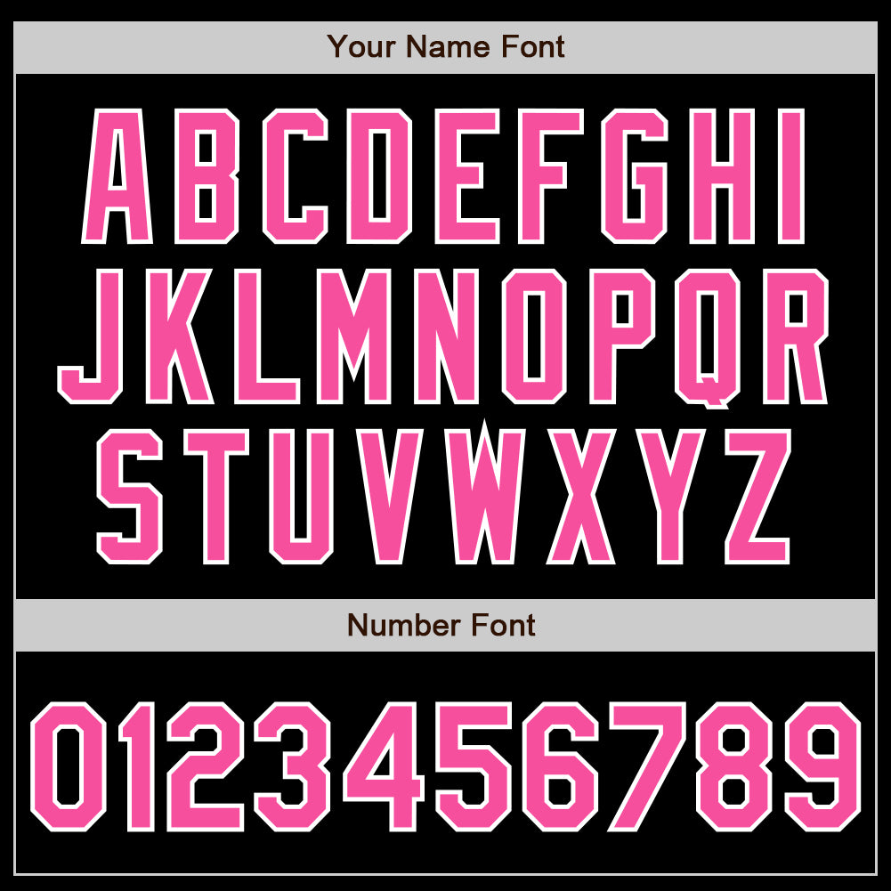 Personalized Black Pink-Kelly Green Split Fashion Baseball Jersey Personalized Black Pink and Kelly Green Fashion Baseball Jersey for Women Personalized Black Pink-Kelly Green Split Fashion - Image 4