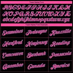 Breast Cancer Awareness Month 3D American Flag Basketball Jersey for Women, Personalized Black Pink-Light Blue Fashion Support