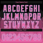 Personalized 3D Black Pink-Light Blue Baseball Jersey for Custom Style Personalized Black Pink-Light Blue 3D Baseball Jersey