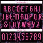 Personalized Abstract Volleyball Jersey - Black Pink-Light Blue Sublimation Art Personalized Black Pink-Light Blue Abstract
