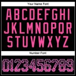 Customizable Black Pink-Light Blue Authentic Baseball Jersey with Name and Number - Drift Fashion Team Apparel Personalized