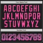 Personalized Black Pink Light Blue Drift Fashion Baseball Jersey for Men and Women Personalized Black Pink-Light Blue Authentic