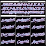 Personalized Baseball Jersey Black Pink Light Blue for Men and Women - Customizable Team Apparel Personalized Black Pink-Light