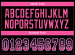 Personalized Pink Light Blue Black Drift Fashion Football Jersey - Customizable Athletic Apparel Personalized Black Pink-Light
