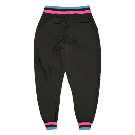 Personalized Black Pink Light Blue Sports Pants for Women - Stylish Athletic Wear Personalized Black Pink-Light Blue Sports