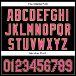 Custom Name and Number Baseball Jersey with 3D Pattern in Black and Neon Green, Authentic Team Apparel Personalized Black