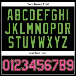 Personalized Black Pink and Neon Green Baseball Jersey for Custom Style Personalized Black Pink-Neon Green Baseball Jersey