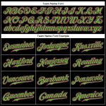 Personalized Black Pink Neon Green Sleeveless Jersey for Baseball Personalized Black Pink-Neon Green Sleeveless Baseball