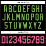 Personalized Black Pink Neon Green Sleeveless Jersey for Baseball Personalized Black Pink-Neon Green Sleeveless Baseball