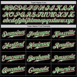 Custom Black Pink-Pea Green Baseball Jersey with Personalized Name and Number - Authentic Team Apparel Personalized Black