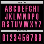 Custom Name Number Black Pink Performance Golf Polo Shirt Personalized Team Personalized Black Pink Performance Golf Polo