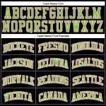 Personalized Pink Neon Green Black Pinstripe Basketball Jersey with Custom Name and Number - Authentic Team Gear Personalized