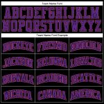 Custom Name Number Personalized Black Pink Pinstripe Basketball Jersey - Authentic Team Apparel Personalized Black Pink Pinstripe