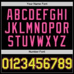 Personalized Black Pink Pinstripe Purple Sleeveless Jersey for Women - Baseball Jersey Personalized Black Pink Pinstripe