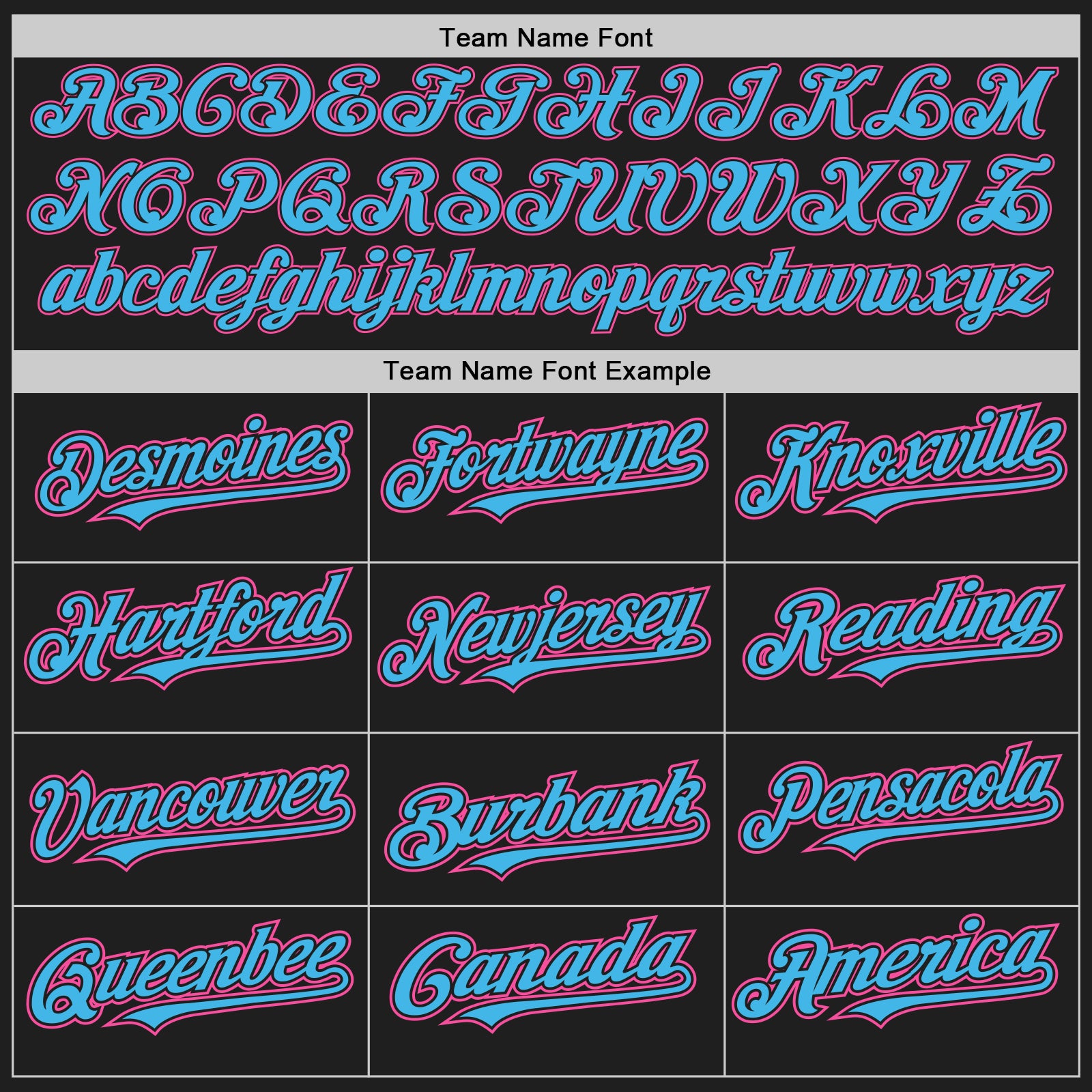 Personalized Black Pink Pinstripe Sky Blue Two-Button Unisex Softball Jersey Personalized Unisex Softball Jersey in Black Pink Pinstripe and Sky Blue, Two-Button Design Personalized Black Pink Pinstripe - Image 4