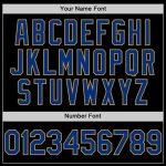 Custom Name and Number Personalized Black Pinstripe Sleeveless Baseball Jersey - Authentic Team Apparel Personalized Black