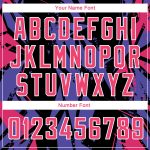 Custom 3D Geometric Shapes Basketball Jersey in Black Pink-Purple Personalized Black Pink-Purple 3D Geometric Shapes Basketball