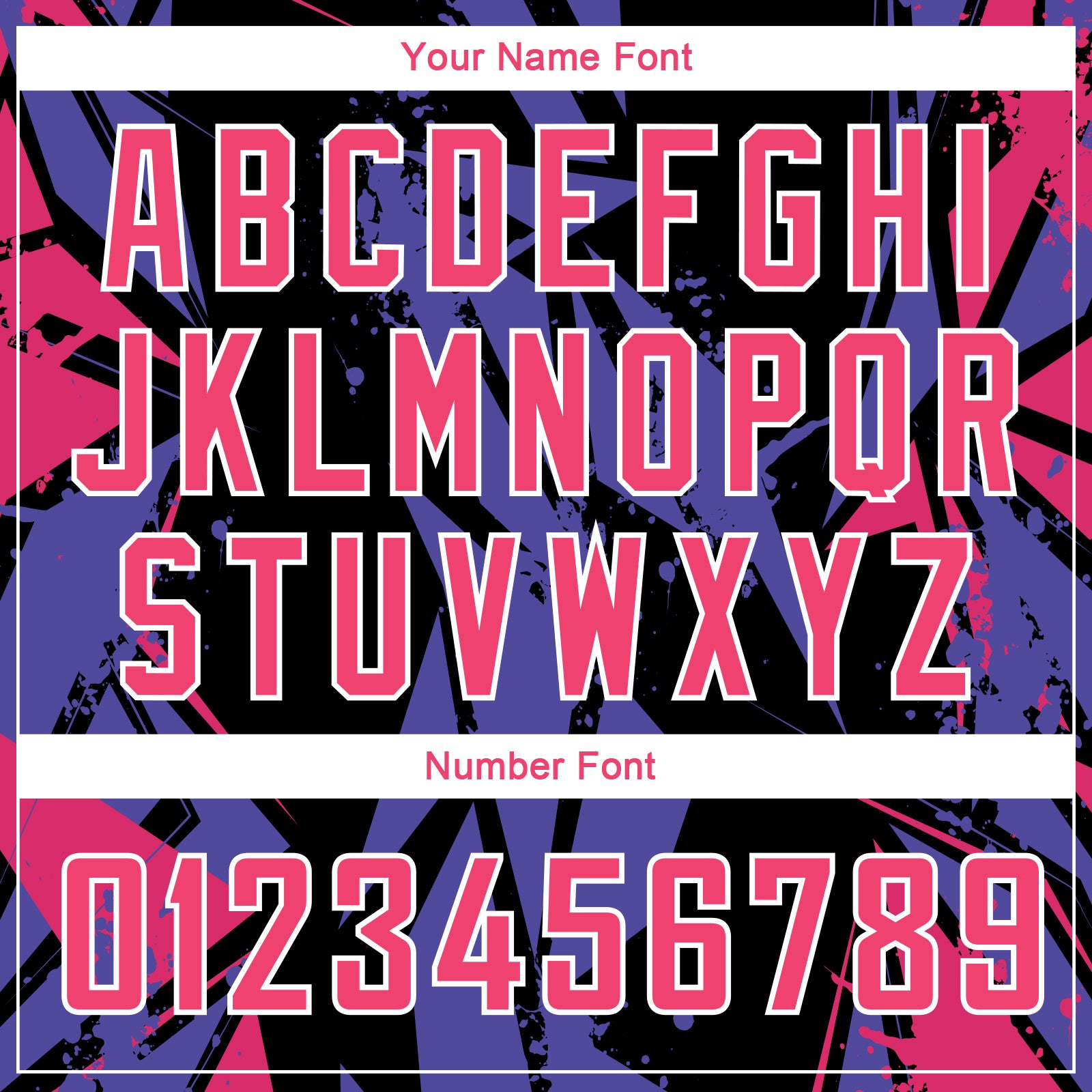 Personalized Black Pink-Purple 3D Pattern Design Geometric Shapes Authentic Basketball Jersey Team Custom Name and Number 9176 Custom Basketball Jersey with Personalized Name and Number - Black Pink-Purple 3D Geometric Pattern 9176 Personalized Black - Image 4