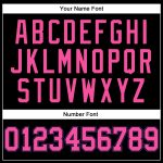 Custom Name and Number Personalized Black Pink-Purple Basketball Jersey - Authentic Throwback Team Design Personalized Black