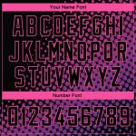 Personalized Black Pink Purple Halftone Basketball Jersey - City Edition Personalized Black Pink-Purple Halftone City Edition