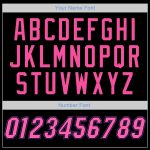 Personalized Performance T-Shirt in Black Pink and Purple for Men and Women Personalized Black Pink-Purple Performance T-Shirt